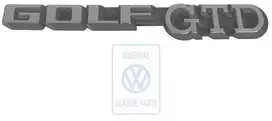 Vag Golf Mk2 Jetta Mk2 Inscription Juodas Satin Chrome Special 1984 1985 1986 1987 Originalus 191853687DGX2