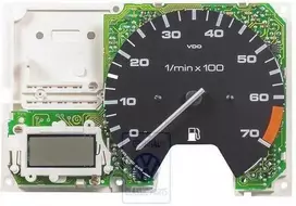 Vag Golf Country Golf Mk2 Jetta Mk2 Multifunction display su tachometru 193919044