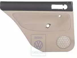 Vag Bora Golf Mk4 Durų Apsauga Juoda Šviesi 1998 2001 Originalus 1J9867211SFWW