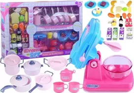 Lean Toys Virtuvės rinkinys mažiems šefo puodams maistui ir aksesuarams