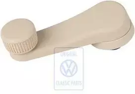 Vag Polo 6N2 2000 2002 Langų Kėlimo Rankena Kreminis rusvai gelsvas Originalus 6N0837581A3PT