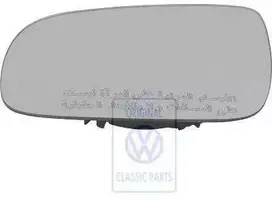 Vag Veidrodinis Stiklas Isgaubtas Su Laikikliu Polo 6N2 2000 2002 Originalus 6N1857521K