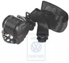 Vag 3 Taškų Juosta Satino Juoda Golf 4 1997 2003 Originalus 701857805D01C