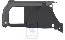 Vag Passat B5 2001 2005 Bagažinės Kilimėlis Juodas Originalus 3B9867429QB41