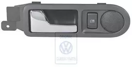 Vag Durų Rankena Su Korpusu Ir Garsiakalbiu Juoda Bora Golf Mk4 1999 2006 Originalus 3B0839113BGB41