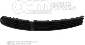 Vag Oro Air Intake Grille Satin Juodas Volkswagen Passat 3B 1997 2000 Originalus 3B0853677BB41
