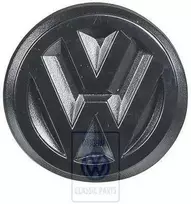 VW Ženklo Satino Juodas Vag Golf 4 5 6 Originalus 191853601B01C