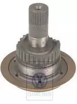 Vag Flanged Shaft Passat B2 Syncro 1985 1988 Originalus 017525281C