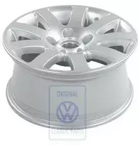 Vag Brilliant Chrominis Aliuminis Ratas Passat B5 Gp 2001 2005 Originalus 3B0601025KZ31