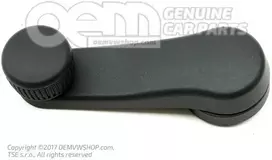 Vag Langų Kėlimo Rankena Satin Juodas Volkswagen Passat 3C 2009-2011 Originalus 3C08375819B9