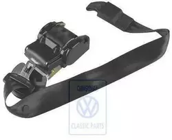 Vag Golf Mk3 3 Taškų Sėdynės Diržas Su Ribojimu 1992 1994 Originalus 1H3857705EB41