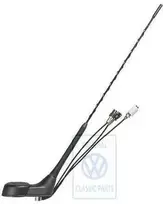 VAG Stogų Antena Bora Golf Mk4 Passat B5 Polo 6N2 Originalus 1J0035507C