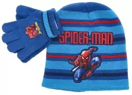 "Spiderman" žiemos kepurė su pirštinėmis