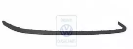 Vag Bumper Dekoratyvinė Juostelė Satino Juoda Golf 4 6N0807720B41
