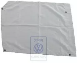 Vag T4 Galinio Stiklo Užuolaidos Flanelė Pilka 1997 2004 Originalus 703862757C2MP