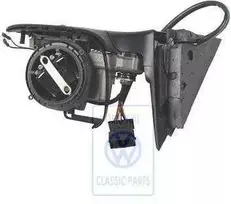 Vag Passat B5 1997 2000 Veidrodžio Dėklas Satin Juodas Originalus 3B1857508D01C