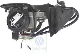 VAG Passat B5 1997 2005 Galinio Veidro Rėmelis Satino Juodas Originalus 3B1857508H01C