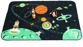 Tender Toys Kosmoso nuotykių kilimėlis su mediniais elementais