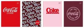 Interdruk Žodynėlio sąsiuvinis A6/32K Hybrid Coca Cola (10 vnt.)