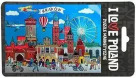 Worth Keeping Magnetinė dėlionė Krokuva ILP-MAG-PUZZ-KRA-03