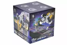 Lean Toys „Block & Steps“ erdvėlaivio konstrukcinės kaladėlės