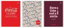 Interdruk A4/100K trumpas M hibridinis Coca Cola aplankas (5 vnt.)