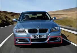 BMW E90 E91 LCI Dešinė Uždara Grotelė Originalus 51117138418