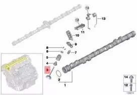 Bmw 3 E90 E91 E92 E93 5 E60 E61 F10 F11 X3 E83 Z4 E85 E89 Įtraukimo Vožtuvas Originalus 11347539919
