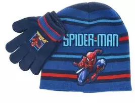 "Spiderman" žiemos kepurė su pirštinėmis