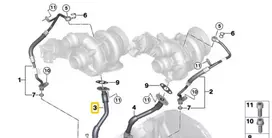 Bmw Išmetimo Turbopompavimo Alynas Originalus 11428681202