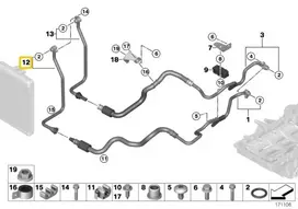 Bmw X5 E70 X6 E71 Alynas Ausinimo Vamzdis Originalus 17227589604
