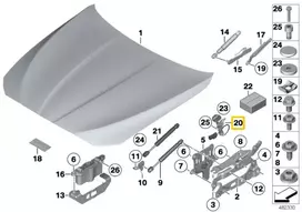 BMW Aktorius Kairysis 51237263055