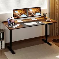 Promotions Elektrinis pakeliamas stalas, 140x70x72-116 cm, Rudas