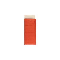 Outwell Contour Lux Red | Sleeping Bag | 220 x 85 cm | -19 to 15 °C | Right Zipper|230489