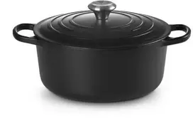 Le Creuset Cast iron puodas round Ø34cm / 12L matte juodas