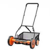 Vevor 45 cm rankinė vejapjovė su žolės rinktuvu