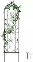 Vevor Metalinis sodo parametras vijokliniams augalams 152 x 38 cm