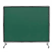 Vevor Suvirinimo užuolaida su stovu, 183 cm x 244 cm, žalia