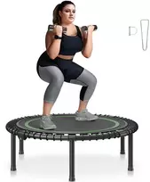 Sulankstomas mini batutas, 40 cm fitneso batutas, vidaus treniruočių batutas, mažas treniruočių batutas suaugusiems, tylus batutas