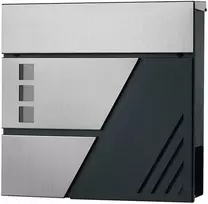 Songmics Pašto dėžutė, 37x10.5x37 cm, pilka