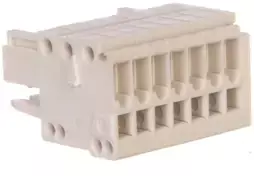 Wago 733-107 MCS-MICRO lizdas 7 kontaktų šviesiai pilkas rastrinis 2,5 mm 733-107