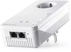 Šakotuvas Devolo Ag devolo Magic 2 WiFi 6 next Powerline Adapteris Powerline bis zu 2.400Mbit/s, WiFi 6 bis zu 3.000Mbit/s, 2x Gigabit LAN