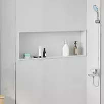 Dušo niša Balta 90 x 30 x 9,5 cm Nerūdijantis plienas