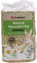 Alpių šienas graužikams Flamingo 500g su ramunėlėmis