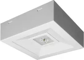 AWEX avarinis šviestuvas LOVATO N LED 3W 370lm (optinis atviras) 3h vienos paskirties AT baltas LVNO/3W/BSE/AT/WH - LVNO/3W/BSE/AT/WH