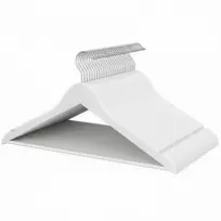 Songmics Kelnės pakabos, 30 vnt. rinkinys, medinės pakabos