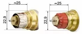 Danfoss termostatinė galvutė, balta, 013G6040