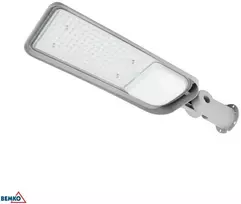 Bemko 150W LED gatvės šviestuvas JAZMIN, šviesiai pilkas, 4000K, IP65, 140°x70°, su šviesos jutikliu