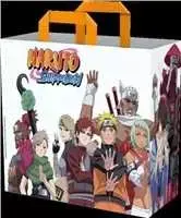 Anime pirkinių krepšys Konix Naruto Shippuden su Jinchūriki dizainu 40x45x20cm, baltas