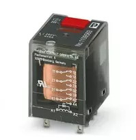 Phoenix Contact 1032526 Pramoninė relė 2P 12A AgNi 24V DC ECOR-2 lizdui, REL-IR-BL/L- 24DC/2X21 /10 vnt./